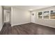 Bright living room with hardwood floors and an open floor plan at 2625 Abner Nw, Atlanta, GA 30318