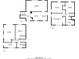 Multi-level floor plan including bedrooms, baths, and living spaces at 2761 Whisper Ct, Douglasville, GA 30135