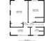 Second floor includes two bedrooms, laundry, and a bath at 2761 Whisper Ct, Douglasville, GA 30135