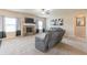 Relaxing Gathering room with stone fireplace and comfortable seating at 171 Osier Dr, Mcdonough, GA 30252