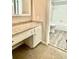 Bathroom vanity with granite countertop at 5940 Old Bill Cook Rd, Atlanta, GA 30349