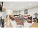 Cozy living room with fireplace, built-in shelves, and comfortable furniture at 41 Plantation Ne Dr # A, Atlanta, GA 30324