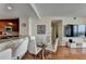 Open-plan dining area with view of living room and kitchen at 3338 Ne Peachtree Ne Rd # 1102, Atlanta, GA 30326