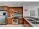 Modern kitchen with stainless steel appliances and granite countertops at 3338 Ne Peachtree Ne Rd # 1102, Atlanta, GA 30326