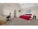 Large main bedroom with a king bed and home office at 102 Twilight Overlook, Canton, GA 30114