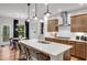 Modern kitchen with a large island, stainless steel appliances, and ample counter space at 6097 Marigold Way, Atlanta, GA 30349