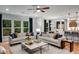 Spacious living room with ample natural light, plush sofas, and stylish decor at 6097 Marigold Way, Atlanta, GA 30349