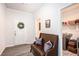 Laundry room with washer, dryer, and shelving at 605 Edgemore Rd, Canton, GA 30114