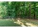 Wooded backyard offering a secluded and private space at 4614 Post Ridge Ln, Lithonia, GA 30038