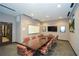 Modern conference room, features a large table, chairs, and media equipment at 855 Peachtree Ne St # 2412, Atlanta, GA 30308