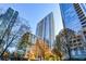 Modern high-rise in the city surrounded by trees at 855 Peachtree Ne St # 2412, Atlanta, GA 30308