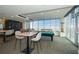 Game room with pool table and comfortable seating at 855 Peachtree Ne St # 2412, Atlanta, GA 30308
