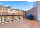 Private deck with built-in grill and views of the community at 211 Alderwood Ne Pt, Atlanta, GA 30328