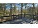 Spacious deck overlooking the backyard at 722 Sedgwick Dr, Jonesboro, GA 30238