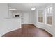 Dining room with hardwood floors and bay windows at 722 Sedgwick Dr, Jonesboro, GA 30238