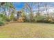 View of a backyard with lush green lawn and mature trees at 2479 Brentwood Rd, Decatur, GA 30032