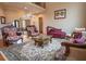 Living room with hardwood floors, comfortable seating and a view of the staircase at 2267 Valla Parc Ct, Marietta, GA 30062