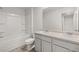 Bathroom features double vanity and shower/tub combo at 358 Elgin Dr # 161, Lawrenceville, GA 30045