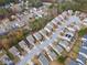 Aerial view of a residential neighborhood with houses and trees at 2896 South Hls, Riverdale, GA 30296