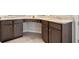 Bathroom vanity with double sinks and granite countertop at 264 Creek View Pl, Canton, GA 30114