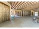 Spacious unfinished basement with framed walls and doorways at 772 Old Lathemtown And 776 Rd, Canton, GA 30115