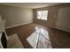 Living room with wood-look flooring, fireplace, and entryway at 926 Westland Dr, Marietta, GA 30064