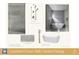 Modern owner's bathroom with wet room, garden tub, and handheld shower system at 531 S Main St # 210, Alpharetta, GA 30009