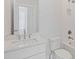 Modern bathroom with white vanity, chrome fixtures, and a shower/tub combo at 1332 Koa Se Ct # 100, Smyrna, GA 30080