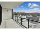 Private balcony with stunning city views and ample space for outdoor relaxation at 2425 Peachtree Ne Rd # 510, Atlanta, GA 30305