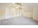 Large bedroom with double closets and a view of the bathroom at 3188 Warrenton Ct, Douglasville, GA 30135