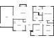 Floor plan showcasing a spacious layout with multiple bedrooms, bathrooms, a kitchen, living area, and more at 4727 Garden Hills Dr, Stone Mountain, GA 30083