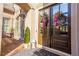 Elegant double-door entry with decorative wreaths and brick walkway at 3229 Carmichael Pl, Duluth, GA 30097