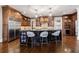 Kitchen with island, stainless steel appliances, and ample cabinetry at 3229 Carmichael Pl, Duluth, GA 30097
