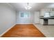 Dining room with hardwood floors and chandelier at 2378 Tyler Way, Decatur, GA 30032