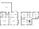 A detailed floor plan of the home, displaying room layouts and dimensions for both floors at 988 Boardwalk Dr, Lawrenceville, GA 30044