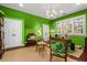 Vibrant home office with custom desk and abundant natural light at 2111 Cooper Lake Se Rd, Smyrna, GA 30080