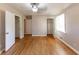 Spacious bedroom with hardwood floors and closets at 3457 Springlake Dr, Decatur, GA 30032