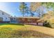 Brick ranch house with a large backyard and mature trees at 3457 Springlake Dr, Decatur, GA 30032