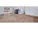 Open concept kitchen with island and access to backyard at 1933 Glen Echo Dr, Decatur, GA 30032