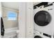Modern laundry room with stackable washer and dryer at 24 Daniel Se St # 8, Atlanta, GA 30312
