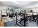 Weight room featuring a universal gym, bench press, free weights, and exercise balls at 3201 Lenox Ne Rd # 53, Atlanta, GA 30324