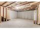 Unfinished basement with concrete walls and exposed ceiling at 3351 Parc Sw Dr, Atlanta, GA 30311