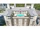 Expansive rooftop pool and lounge area with city views at 3334 Peachtree Ne Rd # 908, Atlanta, GA 30326