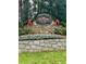 Martin's Landing community entrance sign adorned with festive holiday decorations at , Roswell, GA 30076