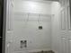 Laundry room with wire shelving and washer/dryer hookups at 113 Ellis Dr, Conyers, GA 30012