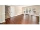 Living room with hardwood floors and access to deck at 3435 Misty Valley Rd, Decatur, GA 30032