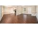 Spacious living area with dark hardwood floors at 3435 Misty Valley Rd, Decatur, GA 30032