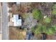 Aerial lot view showing home and surrounding area at 4251 Hamilton Mill Rd, Buford, GA 30519
