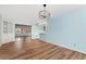 Dining room features built-in hutch and view into living room at 4251 Hamilton Mill Rd, Buford, GA 30519