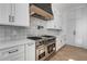 Modern kitchen with stainless steel appliances and white cabinetry at 1254 Prospect Rd, Lawrenceville, GA 30043